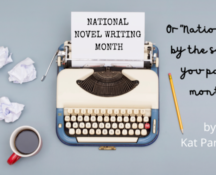 NaNoWriMo, or “National Fly by The Seat of Your Pants Month”