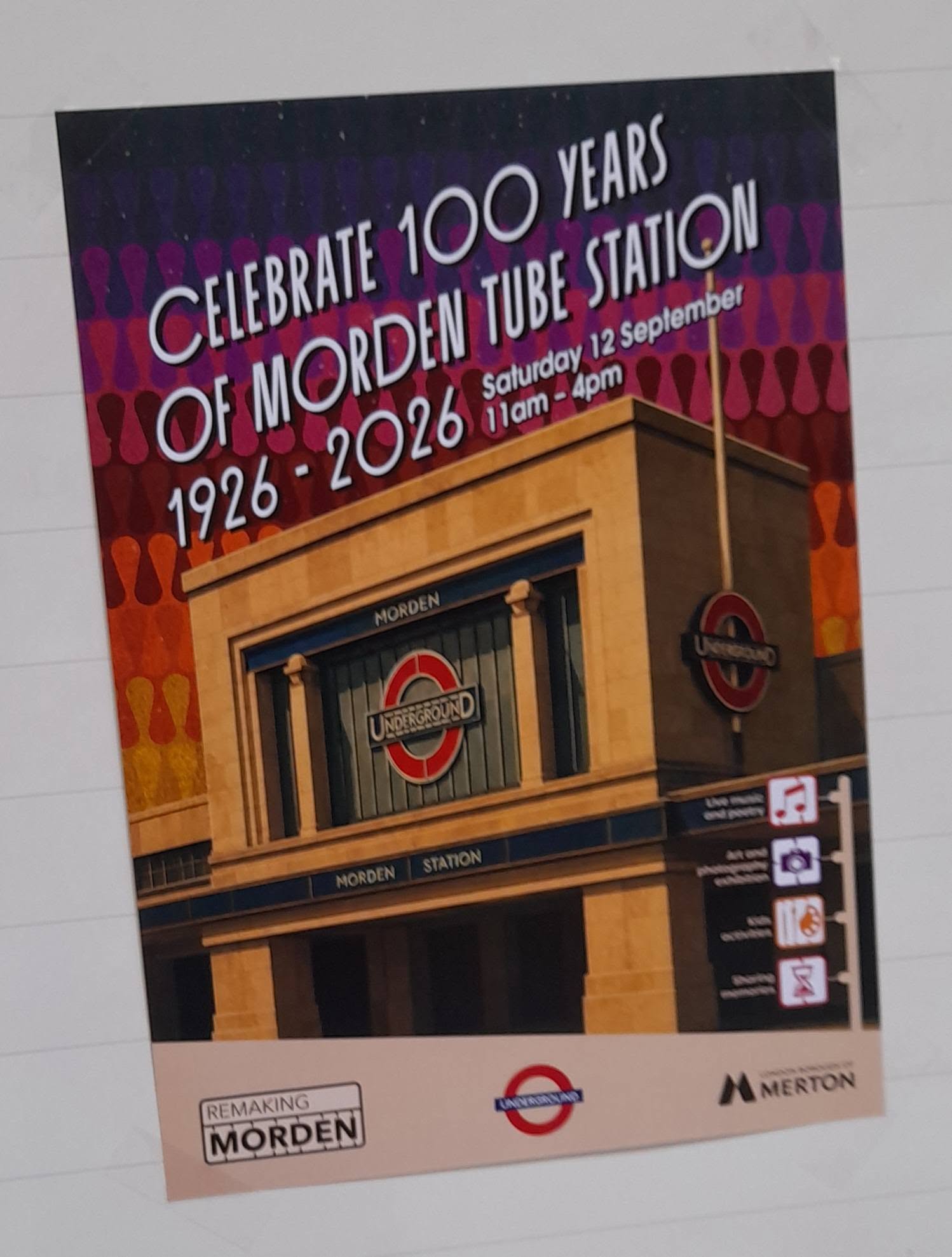 Morden Station Centenary